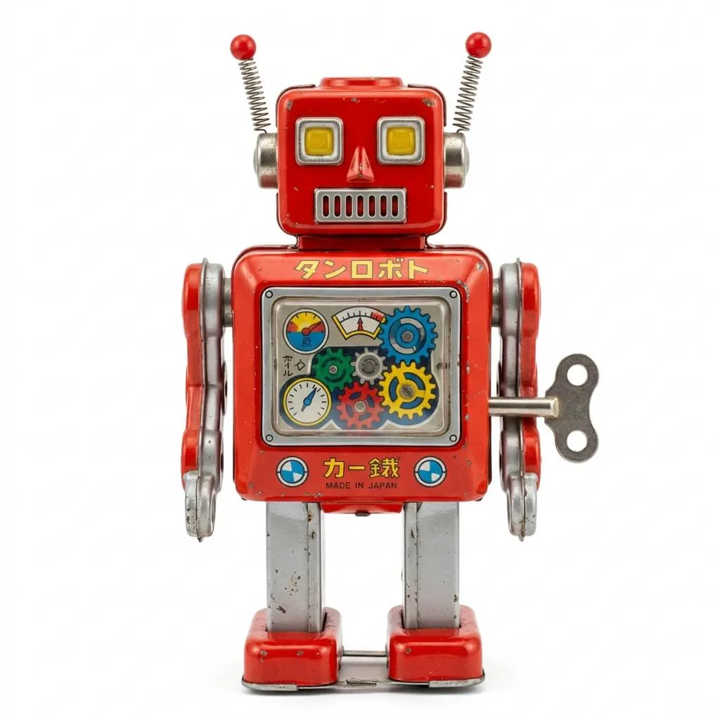 レトロ ブリキロボット